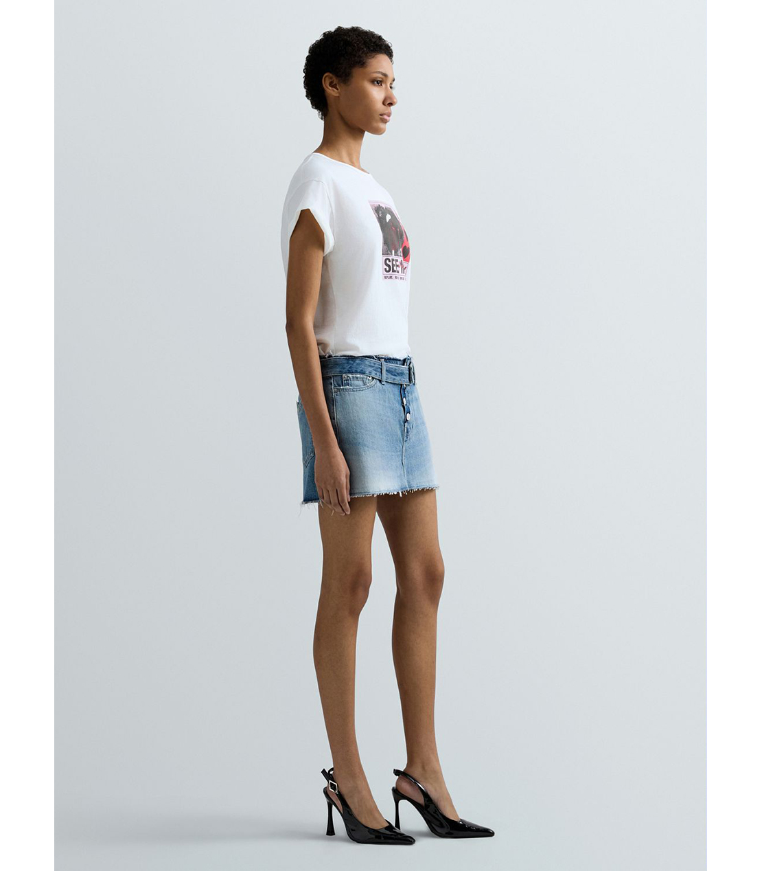 コットンジャージーPOP ART Tシャツ 詳細画像 オフホワイト 4